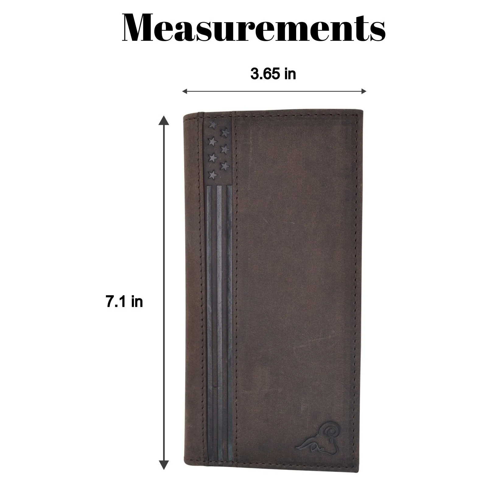 USA Genuine Leather Checkbook Cover For Men & Women Checkbook Holder Wallet RFID Blocking RFID61156HU