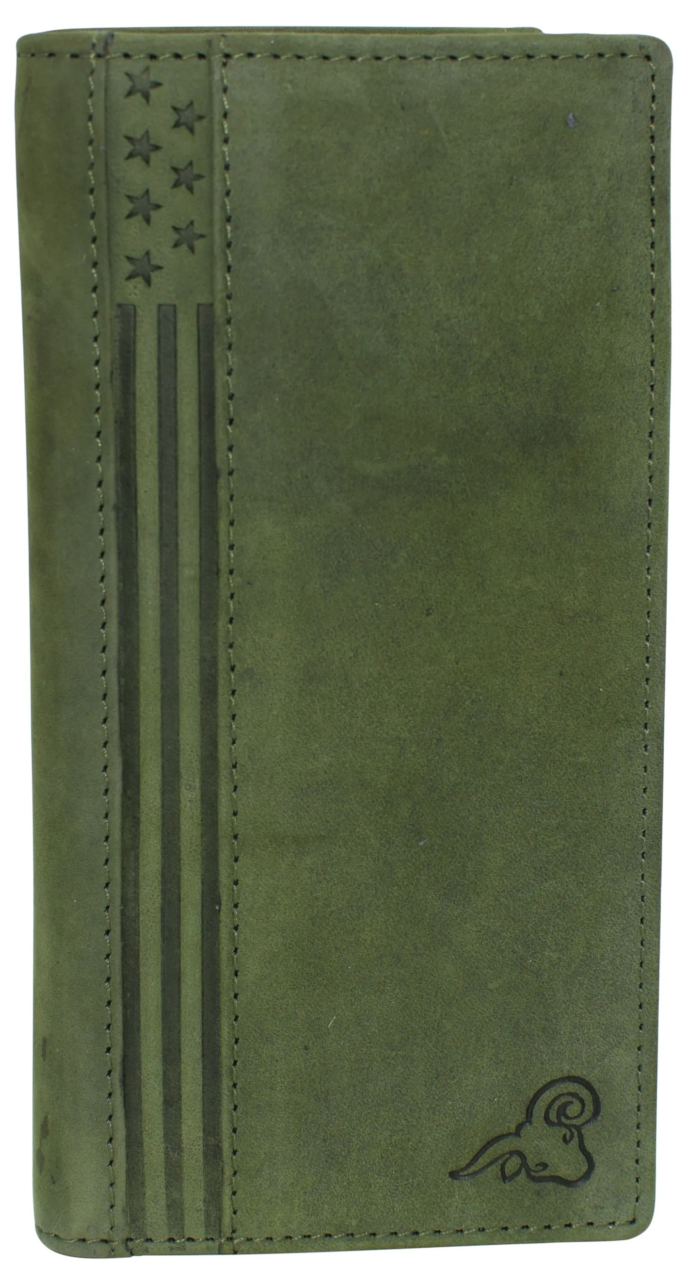 USA Genuine Leather Checkbook Cover For Men & Women Checkbook Holder Wallet RFID Blocking RFID61156HU