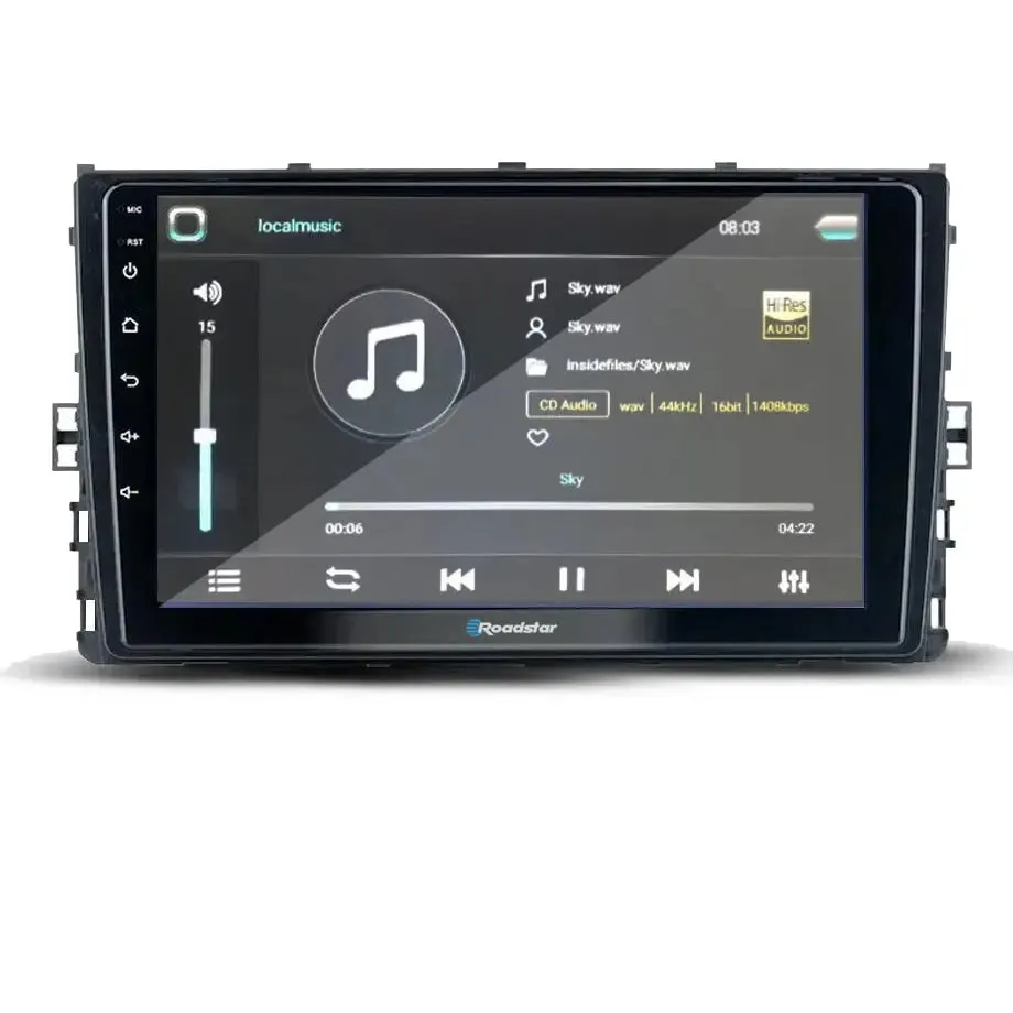 VW Polo 8 AW (18-21) - 9 Inch Roadstar Android Entertainment & GPS System