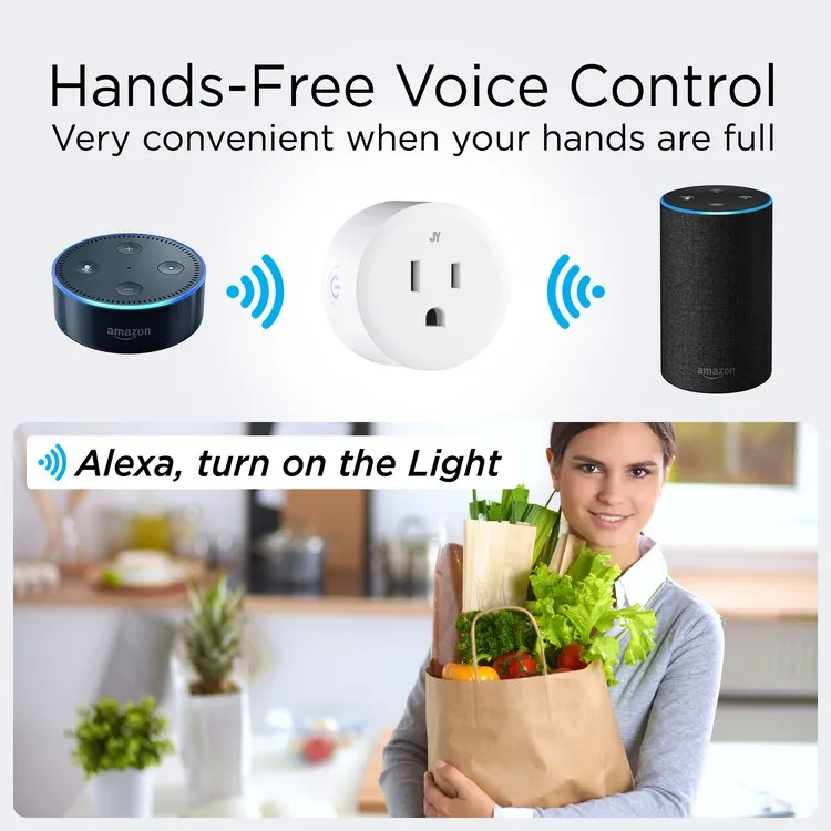 Wiza Smart Plug - WiFi Remote App Control for Lights & Appliances