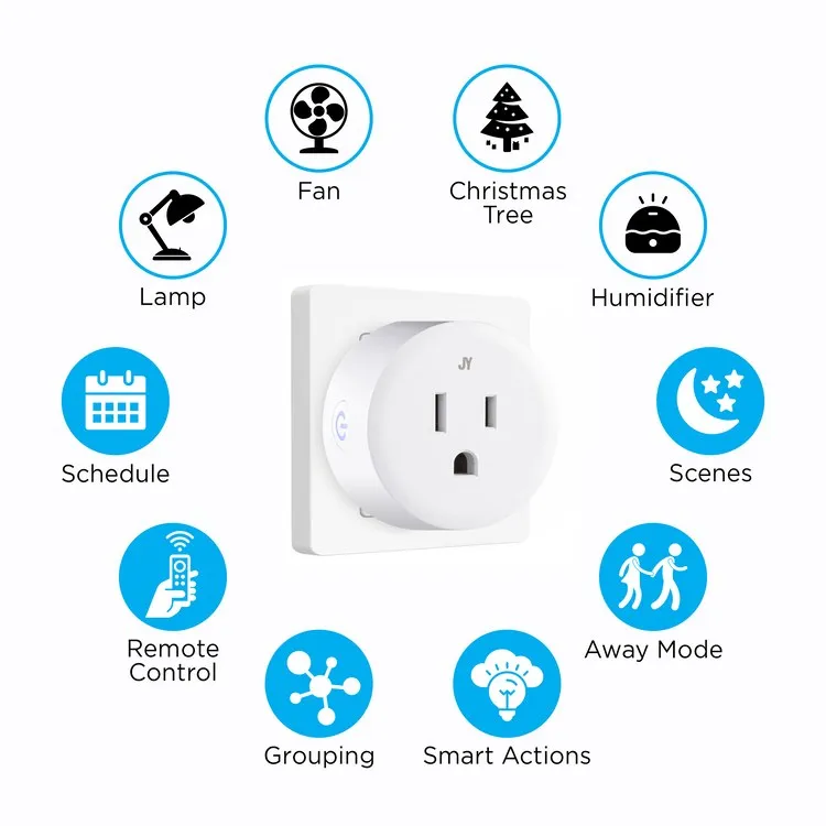 Wiza Smart Plug - WiFi Remote App Control for Lights & Appliances