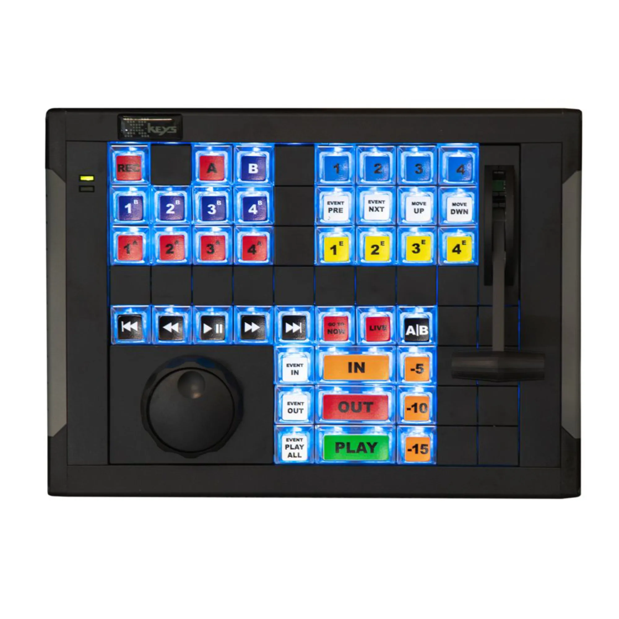 X-keys XKE-64 Jog T-Bar USB Replay Controller