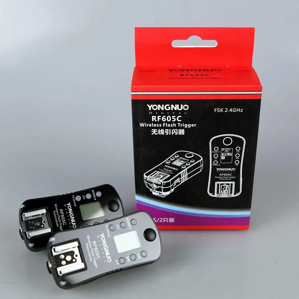 Yongnuo RF-605C Wireless 2.4GHz Flash Trigger Set for Canon