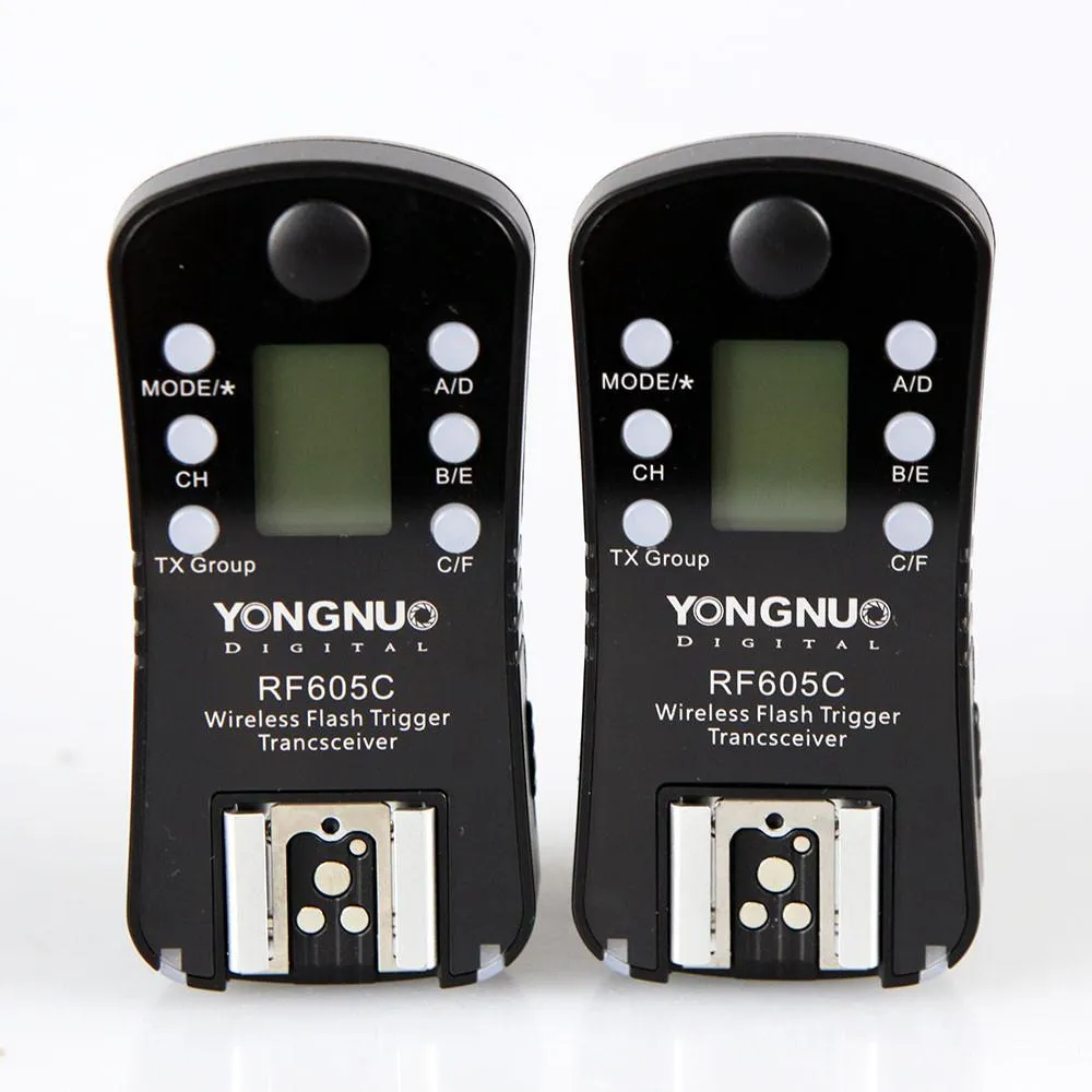 Yongnuo RF-605C Wireless 2.4GHz Flash Trigger Set for Canon