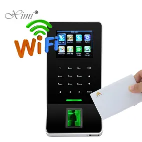 ZK F22 WIFI Biometric Fingerprint Access Control System With MF Card Reader Fingerprint Time Attendance With BioID Live Sensor