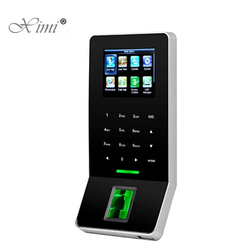 ZK F22 WIFI Biometric Fingerprint Access Control System With MF Card Reader Fingerprint Time Attendance With BioID Live Sensor