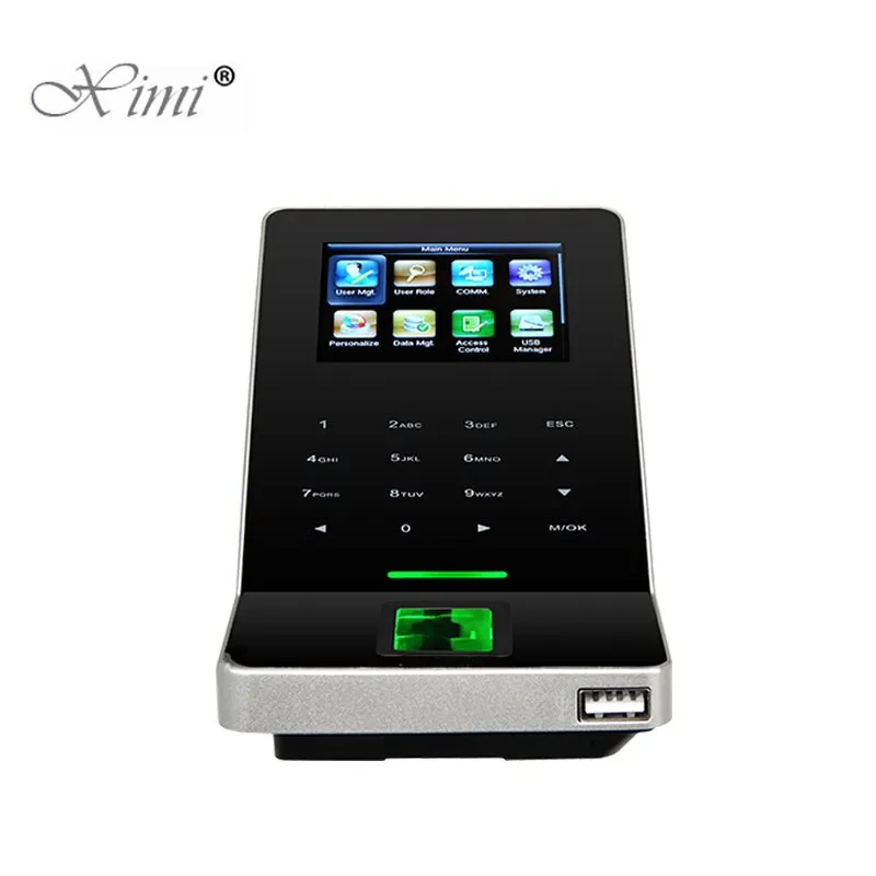 ZK F22 WIFI Biometric Fingerprint Access Control System With MF Card Reader Fingerprint Time Attendance With BioID Live Sensor