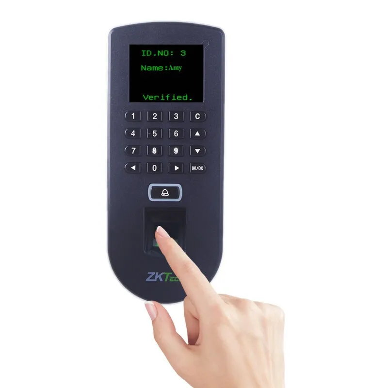 Zkteco TF19 RS232/485 TCP/IP Fingerprint sensor Biometric Access control Wiegand Signal RFID card reader with ZKAccess 3.5